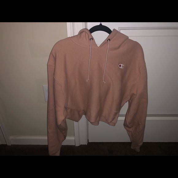 Champion Tops - Cropped champion hoodie